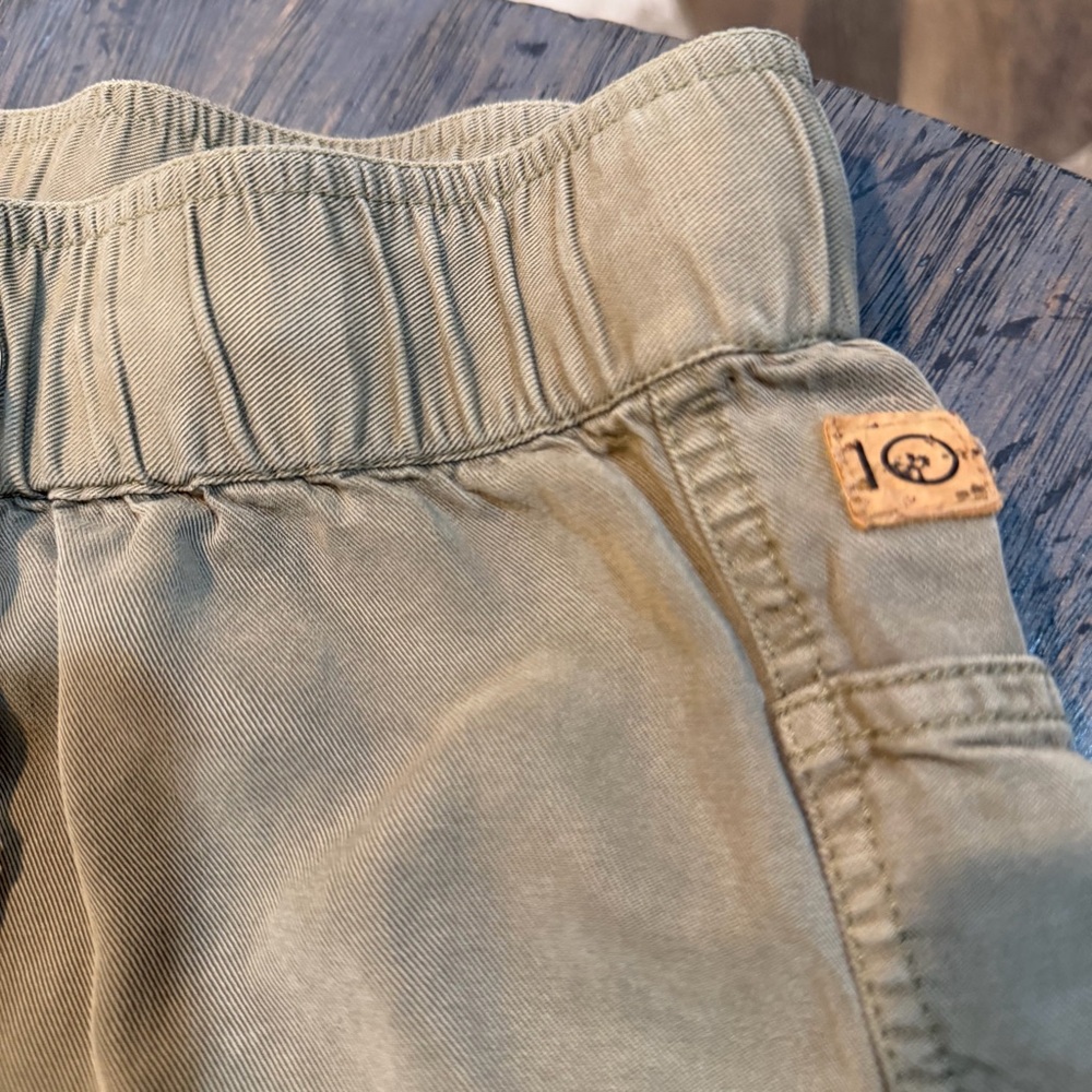 Tentree 100% TENCEL™ Jogger Pants‎ Elastic Waist Drawstring Olive Green - Picture 5 of 13
